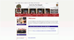 Desktop Screenshot of corkcityfirebrigade.ie