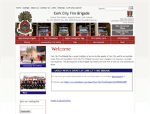 Tablet Screenshot of corkcityfirebrigade.ie